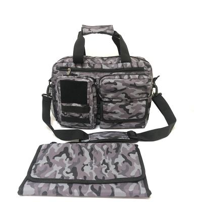 Dad Diaper Bag Messenger Daddy Bag with Changing Pad
